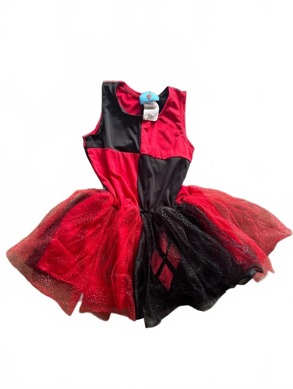 Harley Quinn BATMAN DC Comics Costume Dress by Rubie’s | Girls Medium 8-10